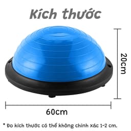 Thumbnail BG Bóng tập YOGA bóng tập thể lực thăng bằng BALL BALANCE Bosu-ĐƯỜNG KÍNH: 58CM 3