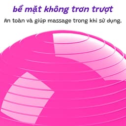 Thumbnail BG Bóng tập YOGA bóng tập thể lực thăng bằng BALL BALANCE Bosu-ĐƯỜNG KÍNH: 58CM 2