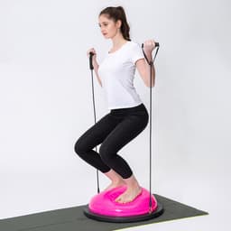 Thumbnail BG Bóng tập YOGA bóng tập thể lực thăng bằng BALL BALANCE Bosu-ĐƯỜNG KÍNH: 58CM 1