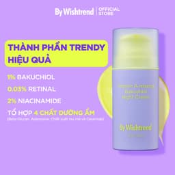 Thumbnail Kem dưỡng hỗ trợ chống lão hóa, tái tạo căng bóng da BAKUCHIOL SỐ 1 HÀN QUỐC By Wishtrend Vitamin A 30g 4