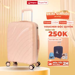 Thumbnail Vali kéo Du Lịch Nhựa PP02 Kingsun Cao Cấp Chống Va Đập Size 20/24 khóa hải quan TSA Bảo Hành 5 Năm 1