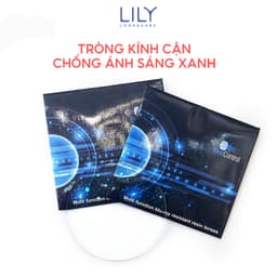 Thumbnail Tròng kính cận loạn có độ LILYEYEWEAR mắt kính hạn chế ánh sáng xanh, đổi màu đi nắng, chống tia UV400 1