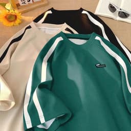 Thumbnail Áo thun LoGo HINMAM NAD Unisex Áo phông nam nữ tay lỡ 2 Soc oversize form rộng chất liệu cotton dệt tổ ong thoáng mát 1