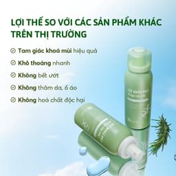Thumbnail Combo Bột & Xịt Khử Mùi Wings Up Cỏ Mềm - Siêu Khô Thoáng, Hỗ Trợ Giảm Mùi Hôi Nách, Hôi Chân - An Toàn, Lành Tính 1