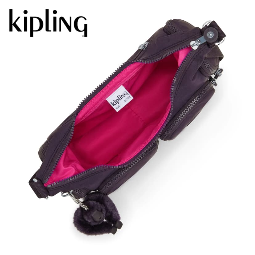 Ảnh Kipling Túi Đeo Chéo Nữ Crossbody Bags RIKKA S Ultimate Plum HUKI4333DB 2