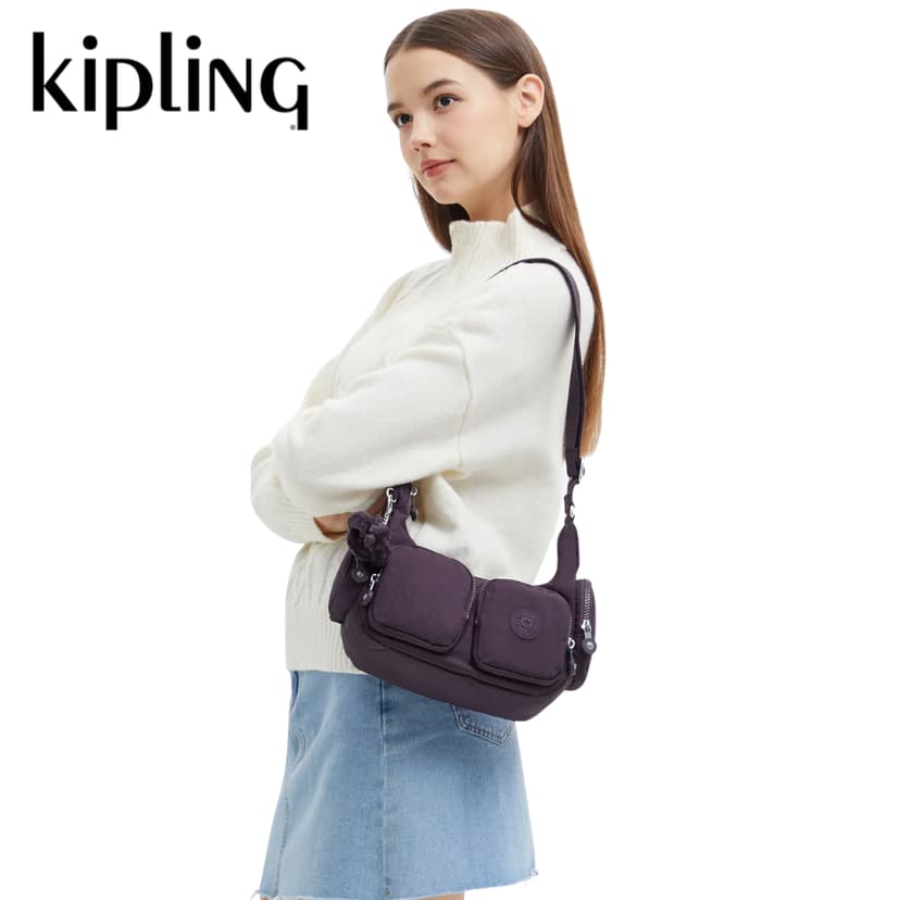 Ảnh Kipling Túi Đeo Chéo Nữ Crossbody Bags RIKKA S Ultimate Plum HUKI4333DB 4