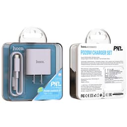 Thumbnail Bộ Sạc Nhanh Chính Hãng Hoco C76 Plus Type-C To LN PD 20W Dành Cho iP 7 Đến 14-Promax Chân Tròn 1