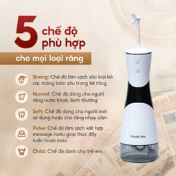 Thumbnail Tăm nước 2 chiều Flossie Ultra chính hãng.Vòi phun 2 chiều đầu tiên cho người niềng răng 4