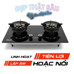 Thumbnail Bếp Gas Lật Cao Cấp Mẫu 2025 Bigstone BG-7644LCD-Y - Sử Dụng Gas - Có Hẹn Giờ - Chính Hãng (Đã kèm pin) 2