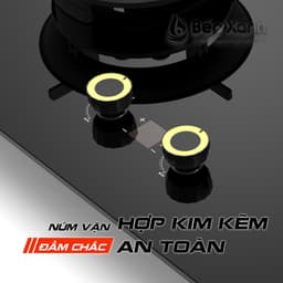 Thumbnail Bếp Gas Lật Cao Cấp Mẫu 2025 Bigstone BG-7644LCD-Y - Sử Dụng Gas - Có Hẹn Giờ - Chính Hãng (Đã kèm pin) 4