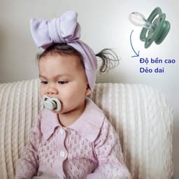 Thumbnail b.box Set 2 núm ti silicone mềm mại với công nghệ kháng khuẩn gốc bạc hỗ trợ chỉnh nha cho bé, tặng kèm nắp đậy tiện lợi 2