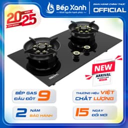Thumbnail Bếp Gas Lật Cao Cấp Mẫu 2025 Bigstone BG-7644LCD-Y - Sử Dụng Gas - Có Hẹn Giờ - Chính Hãng (Đã kèm pin) 1