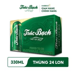 Thumbnail COMBO 2 Thùng 24 lon Bia Trúc Bạch – HABECO (330ml/lon) 1