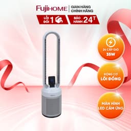 Thumbnail Quạt không cánh FUJIHOME BF308DC tích hợp lọc không khí bằng ion, màng lọc Ion bạc - Bảo hành 24 tháng 1