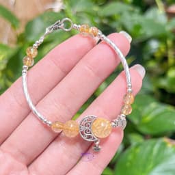 Thumbnail Vòng Tay Thiết Kế 9 Viên Charm Mặt Trăng Ngôi Sao Nhiều Màu SP002754 Gypsy.lala 2