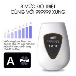 Thumbnail Máy triệt lông mini 8 mức, triệt toàn thân vĩnh viễn cầm tay Lescolton tẩy lông nách, lông tay, chân, lông Bikini 2