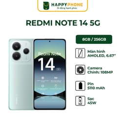 Thumbnail Điện thoại Xiaomi Redmi Note 14 5G - Hàng Chính Hãng 1