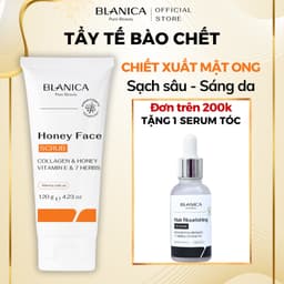 Thumbnail Tẩy tế bào chết da mặt chiết xuất mật ong lên men BLANICA Honey Facial Scrub giúp làn da mịn màng trắng sáng 120g 1