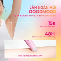 Thumbnail Lăn Khử Mùi Nước Hoa Nữ Thơm Lâu Dưỡng Ẩm Giảm Thâm BFO GOODMOOD 20ml Hiệu Quả 48h Không Ố Vàng Áo 2
