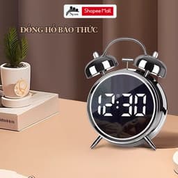 Thumbnail Đồng hồ báo thức Sipanic HL88 2 chế độ báo thức màn hình led sáng chuông siêu to 1