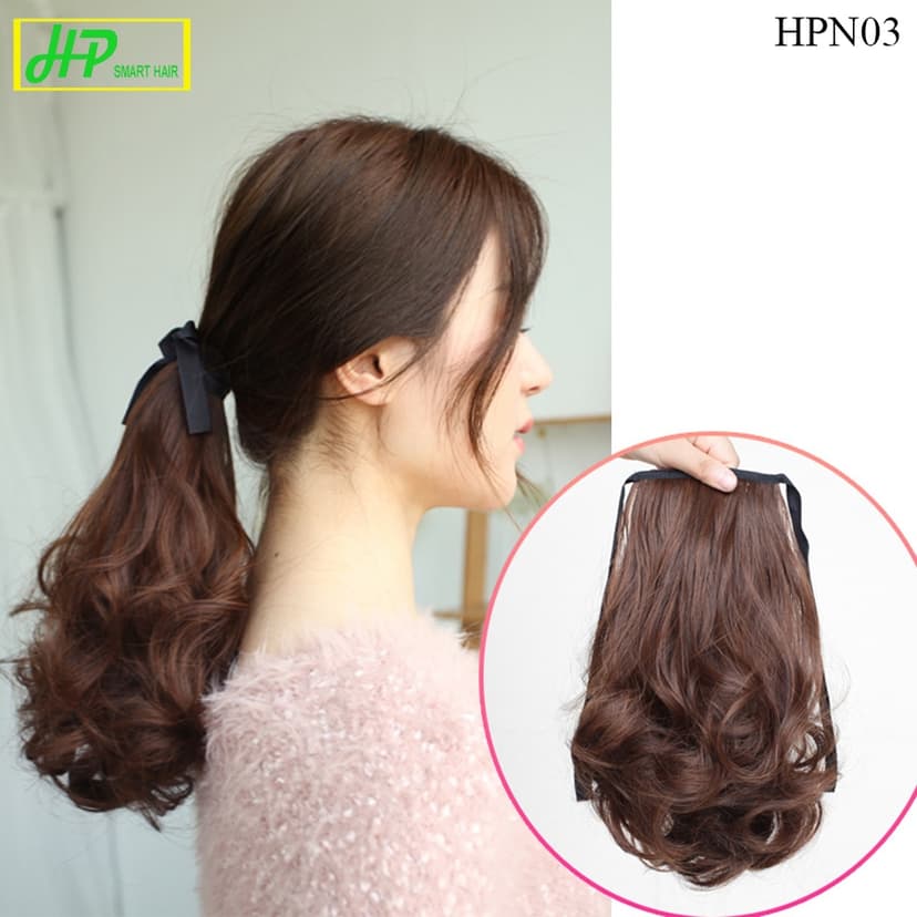 Ảnh Tóc giả ngoạm xoăn HP SMART HAIR, mã HPN03, tóc như tóc thật 1