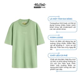 Thumbnail Áo Thun Tay Ngắn Vải S.Café Thêu Icon Form Loose - Routine 10S25TSS008 1