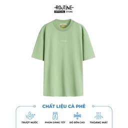 Thumbnail Áo Thun Tay Ngắn Vải S.Café Thêu Icon Form Loose - Routine 10S25TSS008 3