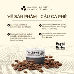 Thumbnail Tẩy da chết body scrub Cậu Cà Phê 250g Dego Chiết xuất cà phê Đắk Lắk làm sạch tế bào chết sáng da 4