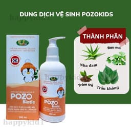 Thumbnail Dung Dịch Vệ Sinh Chống Hăm Tả Pozokids Giữ Ẩm Làm Mền Nuôi Dưỡng Da Bé KHÔNG CẦN TRÁNG LẠI 250ML 2