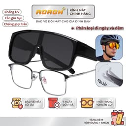 Thumbnail Kính Chống Bụi Phân Cực Đi Đường Nam Nữ AORON Có Thể Đeo Ngoài Gọng Cận Chống Tia UV Gây Hại, Cản Gió Và Nước Mưa AK236 1
