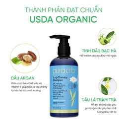 Thumbnail Dầu Gội Hỗ Trợ Giảm Gàu, Dưỡng Tóc Chắc Khoẻ Scalp Therapy Organic Pura Dor 473ml 3