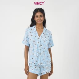 Thumbnail BỘ SHORT THUN PIJAMA THIẾT KẾ TỪ CHẤT LIỆU THUN CO GIÃN, MỀM MẠI MANG LẠI SỰ THOẢI MÁI CHO MÙA NOEL BST060W44 3