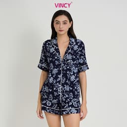 Thumbnail BỘ SHORT THUN PIJAMA THIẾT KẾ TỪ CHẤT LIỆU THUN CO GIÃN, MỀM MẠI MANG LẠI SỰ THOẢI MÁI CHO MÙA NOEL BST060W44 4