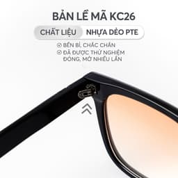 Thumbnail Kính mát dáng vuông thời trang LILYEYEWEAR chất liệu nhựa cao cấp chống UV400 kiểu dáng hiện đại thời trang  KC26 4
