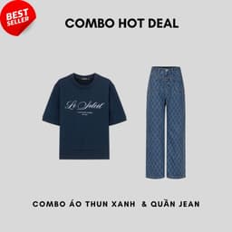 Thumbnail COCO SIN - Combo Quần Jean Xanh Monogram CCS 3