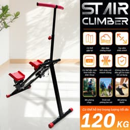 Thumbnail - BG -Máy leo Bậc thang,  leo Núi Gấp Gọn tại nhà hỗ trợ tập luyện và săn chắc cơ bắp 1