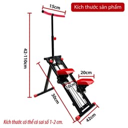 Thumbnail - BG -Máy leo Bậc thang,  leo Núi Gấp Gọn tại nhà hỗ trợ tập luyện và săn chắc cơ bắp 3