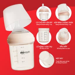 Thumbnail Bình sữa Moyuum PPSU Mov.aa - 250ml - Bản trơn 2