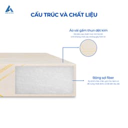 Thumbnail Nệm Bông Ép Gấp 3 Aroma Fiber Không Nóng Lưng, Nệm Cứng Không Võng Lưng, Bảo Hành 10 Năm 2