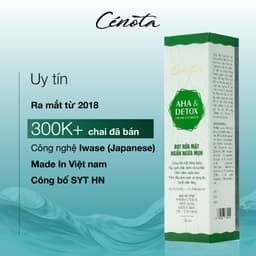 Thumbnail Bọt Rửa Mặt Ngừa Mụn Unisex CENOTA AHA & DETOX 150ml, Sữa Rửa Mặt Kiềm Dầu 4