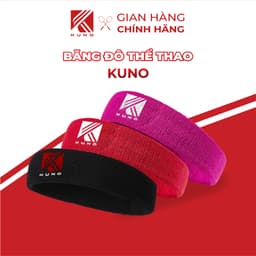 Thumbnail Băng Đô Thể Thao KUNO Chất Liệu Cotton Nam Nữ Băng Đô Đeo Trán Thấm Hút Mồ Hôi 1