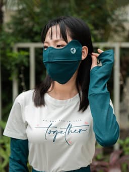 Thumbnail LAROMA khẩu trang chống nắng 2 lớp UPF50+ | Làm mát | Vải thơm | Kháng khuẩn 1