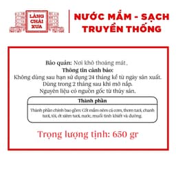 Thumbnail Mắm nêm pha sẵn ăn liền cao cấp Làng Chài Xưa, nguyên liệu tươi, thơm ngon đặc biệt 1
