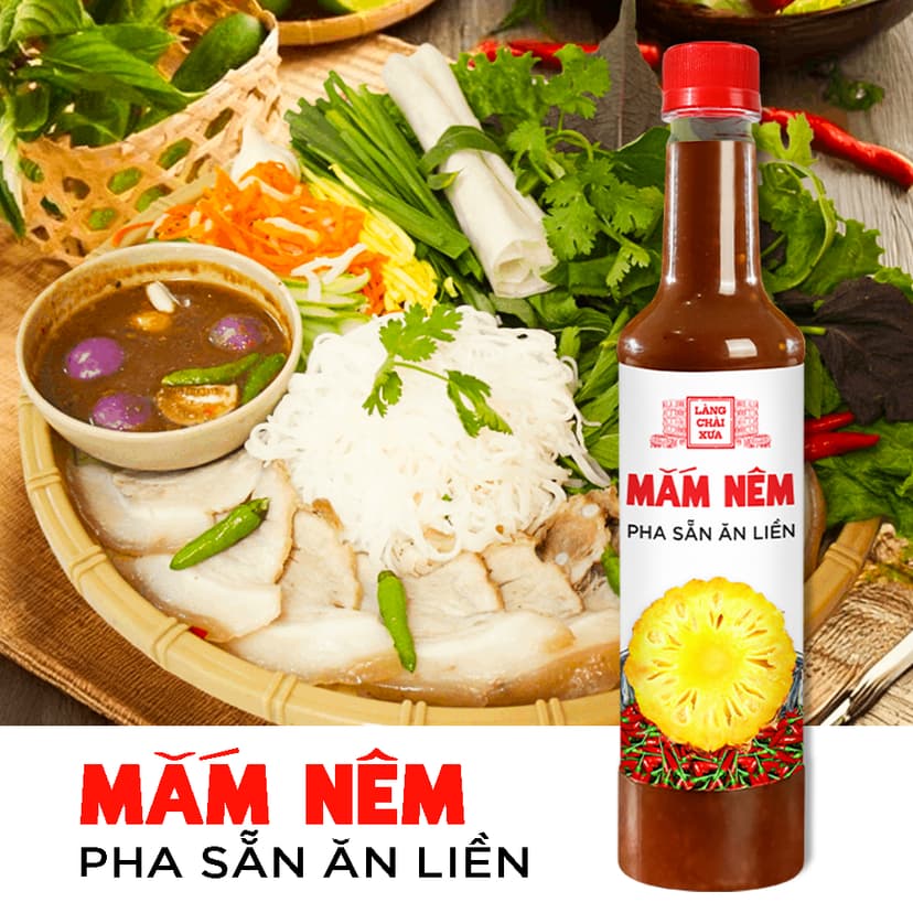 Ảnh Mắm nêm pha sẵn ăn liền cao cấp Làng Chài Xưa, nguyên liệu tươi, thơm ngon đặc biệt 4