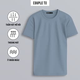 Thumbnail Áo Thun Nam Couple TX Cổ Tròn Basic Vải Đốm Form Slim Ôm MTS 1375 2
