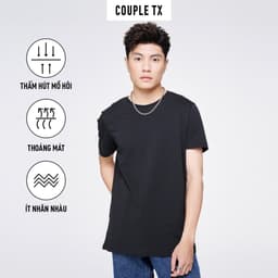 Thumbnail Áo Thun Nam Couple TX Cổ Tròn Basic Vải Đốm Form Slim Ôm MTS 1375 4