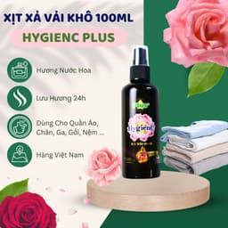 Thumbnail Thùng 55 Chai Xịt Xả Vải HygienC Plus 100ml/Chai - Xịt Thơm Quần Áo Lưu Hương Tới 24H 4