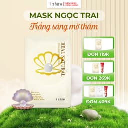 Thumbnail Mặt Nạ Ngọc Trai I SHOW Dưỡng Trắng Ẩm Mịn Da Đều Màu Sáng Da Chậm Lão Hóa iShow Pearl Brightening 1