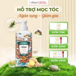 Thumbnail Dầu Gội Gừng I SHOW Hỗ Trợ Mọc Tóc Giảm Gàu Ngứa Kiềm Dầu Phồng Tóc - Dầu Gội I SHOW Chính Hãng 1