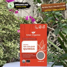 Thumbnail Hạt Diêm Mạch Quinoa 3 Màu Hữu Cơ AZTEC ORGANICS Organic Tri-Colour Quinoa 100g 250g 1kg 1